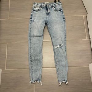 Zara ripped jeans